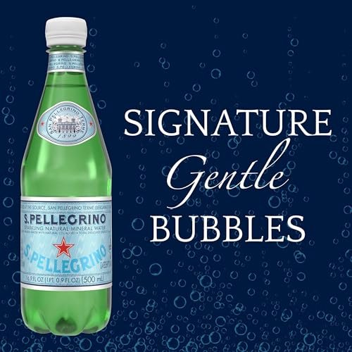 S.Pellegrino Sparkling Natural Mineral Water, Plastic Bottles, 16.9 Fl Oz (Pack of 12) - Image 2