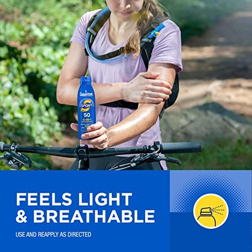 Coppertone SPORT Sunscreen Spray SPF 30, Water Resistant Spray Sunscreen, Broad Spectrum SPF 30 Sunscreen Pack, 5.5 Oz Spray, Pack of 2 - Image 6