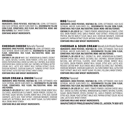 Pringles Potato Crisps Chips, Snack Stacks, Lunch Snacks, Office and Kids Snacks, Variety Pack (27 Cups) - Image 10