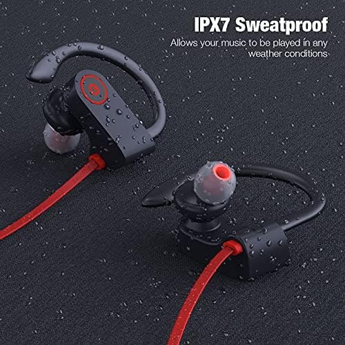 Boean Bluetooth Headphones Wireless Earbuds Bluetooth 5.3 Running Headphones IPX7 Waterproof Earphones with 16 Hrs Playtime Stereo Sound Isolation Headsets for Workout Gym - Image 5