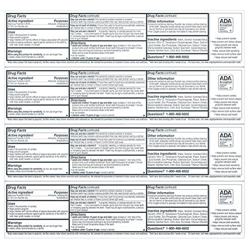 Colgate Total Whitening Toothpaste with Fluoride, 10 Benefits Including Sensitivity Relief and Stain Removal, Mint, 5.1 ounces (4 Pack) - Image 8