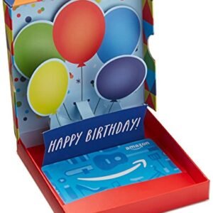 Amazon.com Gift Card in a Birthday Pop-Up Box