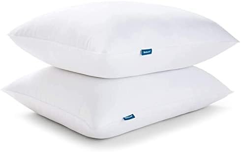 Bedsure Pillows Standard Size Set of 2 - Standard Size Bed Pillows 2 Pack Premium Down Alternative Hotel Pillows Set of 2- Soft and Supportive Dorm Pillows for Side and Back Sleeper