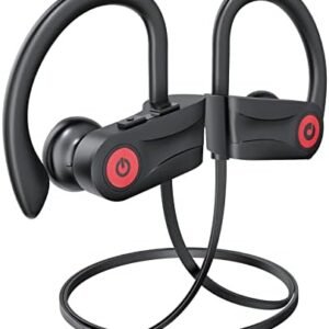 Boean Bluetooth Headphones, Wireless Earbuds with 16 Hours Playtime Bluetooth 5.3 Wireless Headphones HD Deep Bass Stereo Sound Isolation IPX7 Waterproof Earphones for Workout Running Sports