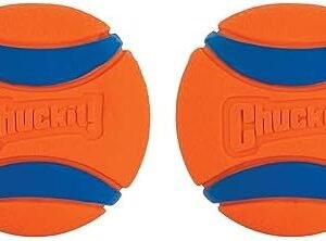 Chuckit! Ultra Ball Dog Toy, Medium (2.5 Inch Diameter) Pack of 2, for breeds 20-60 lbs