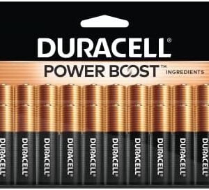 Duracell Coppertop AA Batteries with Power Boost Ingredients, 24 Count Pack Double A Battery with Long-lasting Power, Alkaline AA Battery for Household and Office Devices