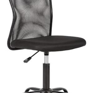 Ergonomic Office Chair Desk Chair Mesh Computer Chair Back Support Modern Executive Mid Back Rolling Swivel Chair for Women, Men (Black)