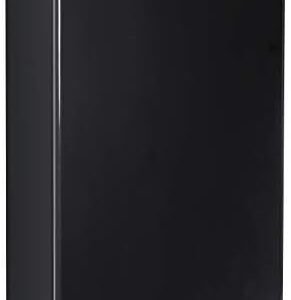 Igloo 3.2 Cu.Ft. Single Door Compact Refrigerator with Freezer - Slide Out Glass Shelf, Perfect for Homes, Offices, Dorms - Black