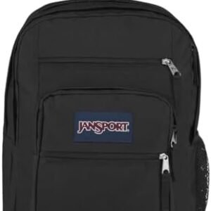 JanSport Laptop Backpack - Computer Bag with 2 Compartments, Ergonomic Shoulder Straps, 15” Laptop Sleeve, Haul Handle - Book Rucksack - Black
