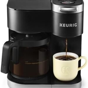 Keurig K-Duo Single Serve K-Cup Pod & Carafe Coffee Maker, Black,1470 watts