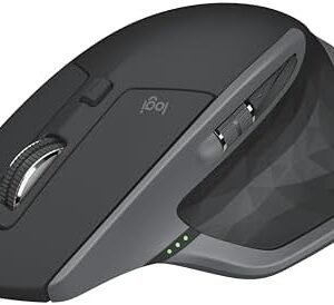 Logitech MX Master 2S Wireless Mouse - Hyper-Fast Scrolling, Ergonomic, Rechargeable, Control 3 Computers, Graphite