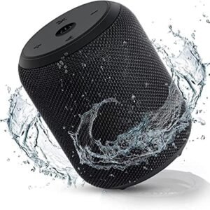 NOTABRICK Bluetooth Speakers,Portable Wireless Speaker with 15W Stereo Sound, Active Extra Bass, IPX6 Waterproof Shower Speaker, Double Pairing, for Party, Home Theater, Game Theater