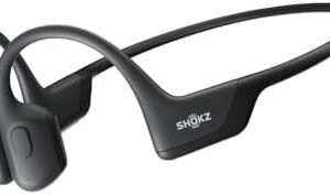 SHOKZ OpenRun Pro - Open-Ear Bluetooth Bone Conduction Sport Headphones - Sweat Resistant Wireless Earphones for Workouts and Running with Premium Deep Base - Built-in Mic, with Hair Band