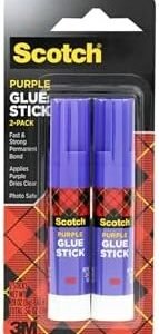 Scotch Purple Glue Sticks, 0.28 Ounces, 2-Pack (6108-2N)