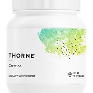 THORNE Creatine - Creatine Monohydrate, Amino Acid Powder - Support Muscles, Cellular Energy and Cognitive Function - Gluten-Free, Keto - NSF Certified for Sport - 16 Oz - 90 Servings