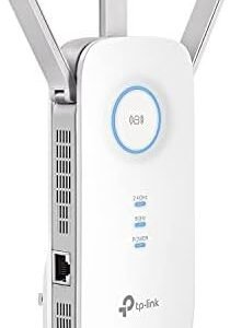 TP-Link AC1900 WiFi Extender (RE550), Covers Up to 2800 Sq.ft and 35 Devices, 1900Mbps Dual Band Wireless Repeater, Internet Booster, Gigabit Ethernet Port