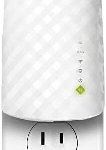 TP-Link WiFi Extender with Ethernet Port, Dual Band 5GHz/2.4GHz , Up to 44% more bandwidth than single band, Covers Up to 1200 Sq.ft and 30 Devices, signal booster amplifier supports OneMesh (RE220)
