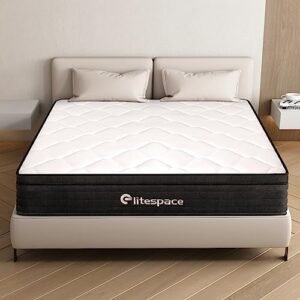 Twin Size Mattress,10 Inch Twin Hybrid Mattresses,Memory Foam Spring Grey Mattress,Medium Firm Mattress Breathable Comfortable for Sleep Supportive and Pressure Relief,CertiPUR-US.