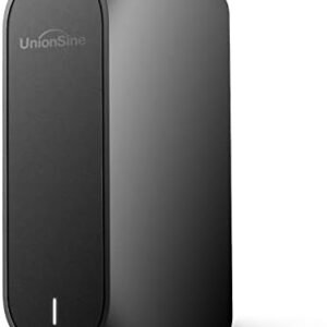 UnionSine 10TB 3.5" External Hard Drive USB3.2Gen2 Type-C HDD Storage Compatible for PC, Desktop, Laptop,TV(Black) HD3510