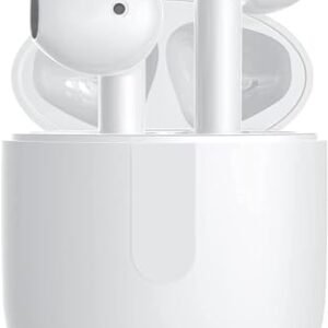 Wireless Headphones,Wireless Bluetooth 5.0 Earbuds, Touch Control, Easy-Pairing, 24H Playtime,Noise Cancellation Built-in Mic with Charging Case, IPX8 Waterproof Earphones for iPhone/Samsung/Android