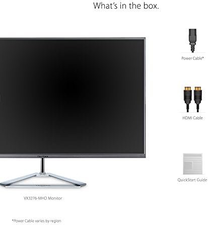 ViewSonic VX3276-MHD 32 Inch 1080p Widescreen IPS Monitor with Ultra-Thin Bezels, Screen Split Capability HDMI and DisplayPort - Image 5