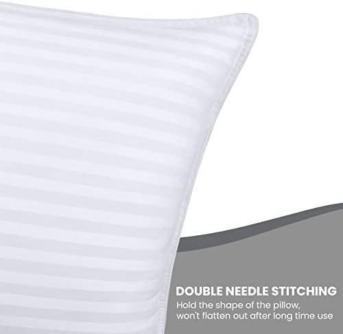 Utopia Bedding Bed Pillows for Sleeping Standard Size (White), Set of 2, Cooling Hotel Quality, for Back, Stomach or Side Sleepers - Image 6