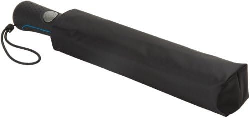 Totes Blue Line Golf Size Auto Open/Close Umbrella, Water Repellent Canopy, Black - Image 3