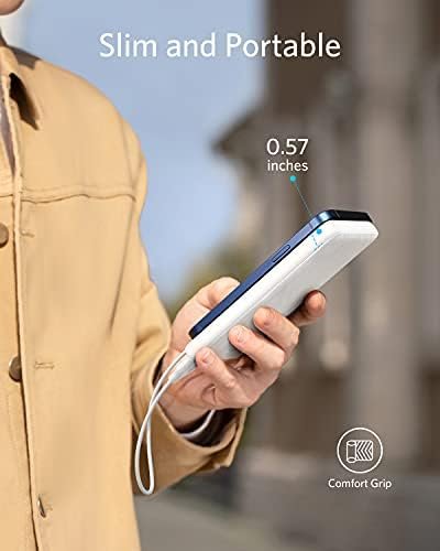 Anker Portable Charger, Power Bank, 10,000 mAh Battery Pack with PowerIQ Charging Technology and USB-C (Input Only) for iPhone 15/15 Plus/15 Pro/15 Pro Max, iPhone 14/13 Series, Samsung Galaxy - Image 7