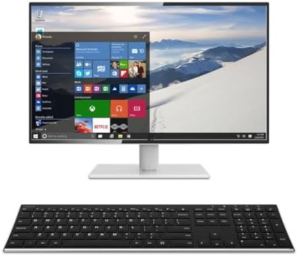 Arteck 2.4G Wireless Keyboard Stainless Steel Ultra Slim Full Size Keyboard with Numeric Keypad for Computer/Desktop/PC/Laptop/Surface/Smart TV and Windows 10/8/ 7 Built in Rechargeable Battery - Image 7