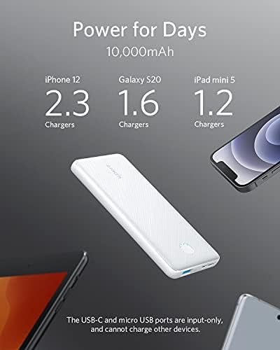 Anker Portable Charger, Power Bank, 10,000 mAh Battery Pack with PowerIQ Charging Technology and USB-C (Input Only) for iPhone 15/15 Plus/15 Pro/15 Pro Max, iPhone 14/13 Series, Samsung Galaxy - Image 5