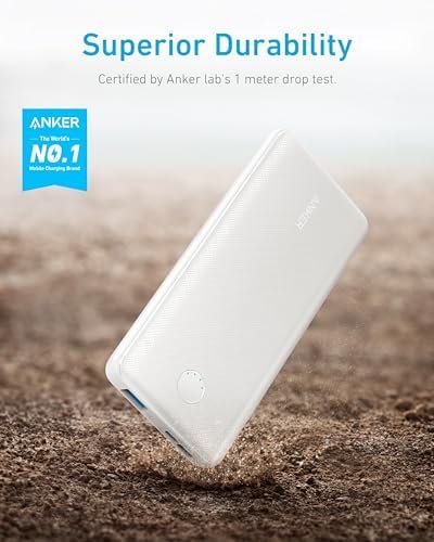 Anker Portable Charger, Power Bank, 10,000 mAh Battery Pack with PowerIQ Charging Technology and USB-C (Input Only) for iPhone 15/15 Plus/15 Pro/15 Pro Max, iPhone 14/13 Series, Samsung Galaxy - Image 2
