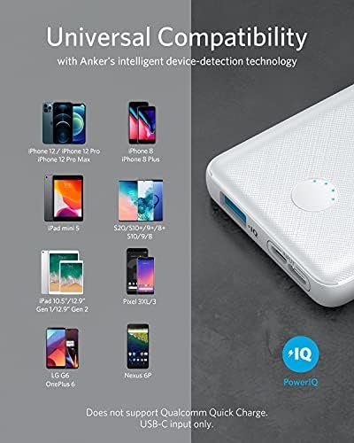 Anker Portable Charger, Power Bank, 10,000 mAh Battery Pack with PowerIQ Charging Technology and USB-C (Input Only) for iPhone 15/15 Plus/15 Pro/15 Pro Max, iPhone 14/13 Series, Samsung Galaxy - Image 6