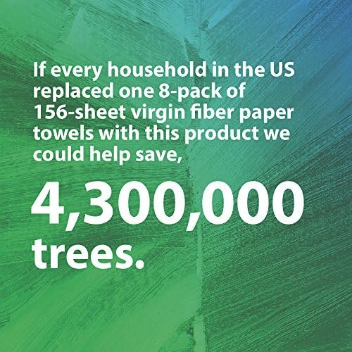Seventh Generation 100% Recycled Paper Towels, 2-ply, 8 Count, Pack of 4 - Image 7