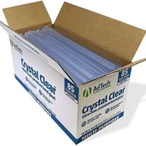 AdTech Hot Glue Sticks 10" Full Size, Clear, 85 Sticks