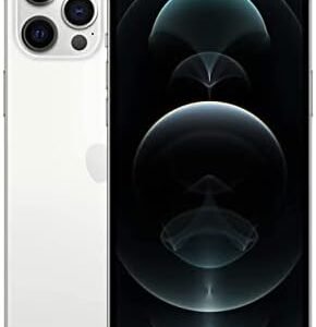 Apple iPhone 12 Pro Max 5G, US Version, 256GB, Silver - Unlocked (Renewed)