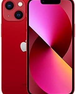 Apple iPhone 13 Mini, 128GB, Red - Unlocked (Renewed)