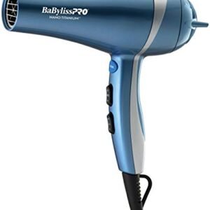 BaBylissPRO Hair Dryer, Nano Titanium 2000-Watt Blow Dryer, Professional/Ionic