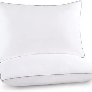 Bed Pillows for Sleeping Queen Size 2 Pack Cooling Pillow Set of 2 for Side Back and Stomach Sleepers Down Alternative Filling Luxury Soft