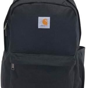 Carhartt 21L Backpack, Durable Water-Resistant Pack with Laptop Sleeve, Black, One Size