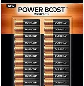 Duracell Coppertop Alkaline-Manganese Dioxide AA Battery, 1.5V, (Pack of 48)