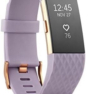 Fitbit Charge 2 Heart Rate + Fitness Wristband, Special Edition, Lavender Rose Gold, Small (US Version)