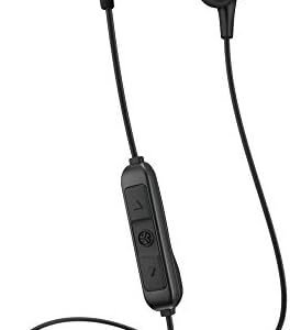 JLab JBuds Pro Bluetooth Wireless Signature Earbuds, Black, Titanium 10mm Drivers, 10-Hour Battery Life, Music Controls, Noise Isolation, Bluetooth 4.1 Extra Gel Tips and Cush Fins