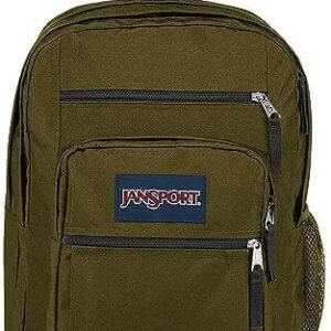 Jansport Big Student Army Green Backpack