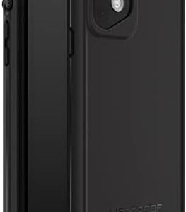 LifeProof iPhone 11 FRĒ Series Case - BLACK, waterproof IP68, built-in screen protector, port cover protection, snaps to MagSafe