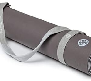 Manduka Yoga Commuter Mat Carrier - Eco-Friendly Cotton, Easy to Carry, Hands-Free, For All Mat Sizes, 68" x 1.5"