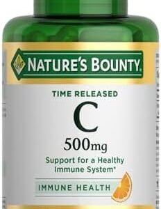 Nature's Bounty Time Released Vitamin C, Immune Support, Vitamin Supplement, 500mg, 100 Capsules