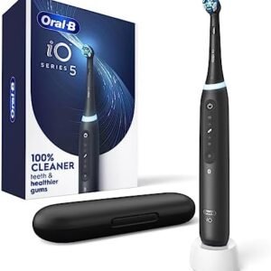 Oral-B iO Series 5 Electric Toothbrush with (1) Brush Head, Rechargeable, Black