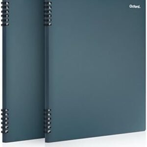 Oxford Stone Paper Notebook, 8-1/2" x 11", Blue Cover, 60 Sheets, 2 Pack (161646)