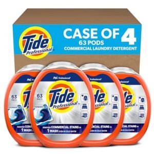 P&G PROFESSIONAL Tide Professional Commercial Power PODS Laundry Detergent, 63 Count (4 Count)