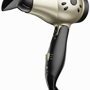 REVLON 1875W Compact Folding Handle Hair Dryer | Great for Travel